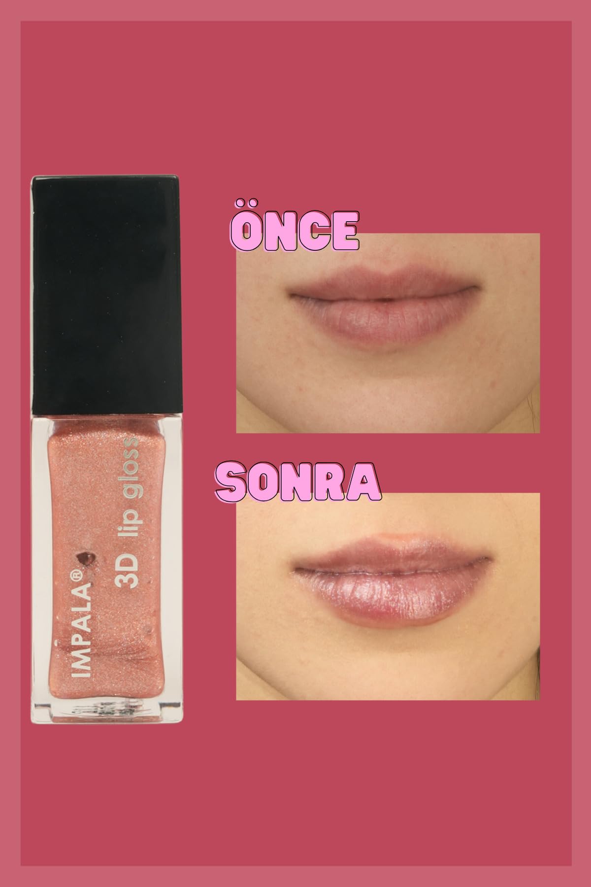 Impala 3D Lip Gloss Dudak Parlatıcı No:112