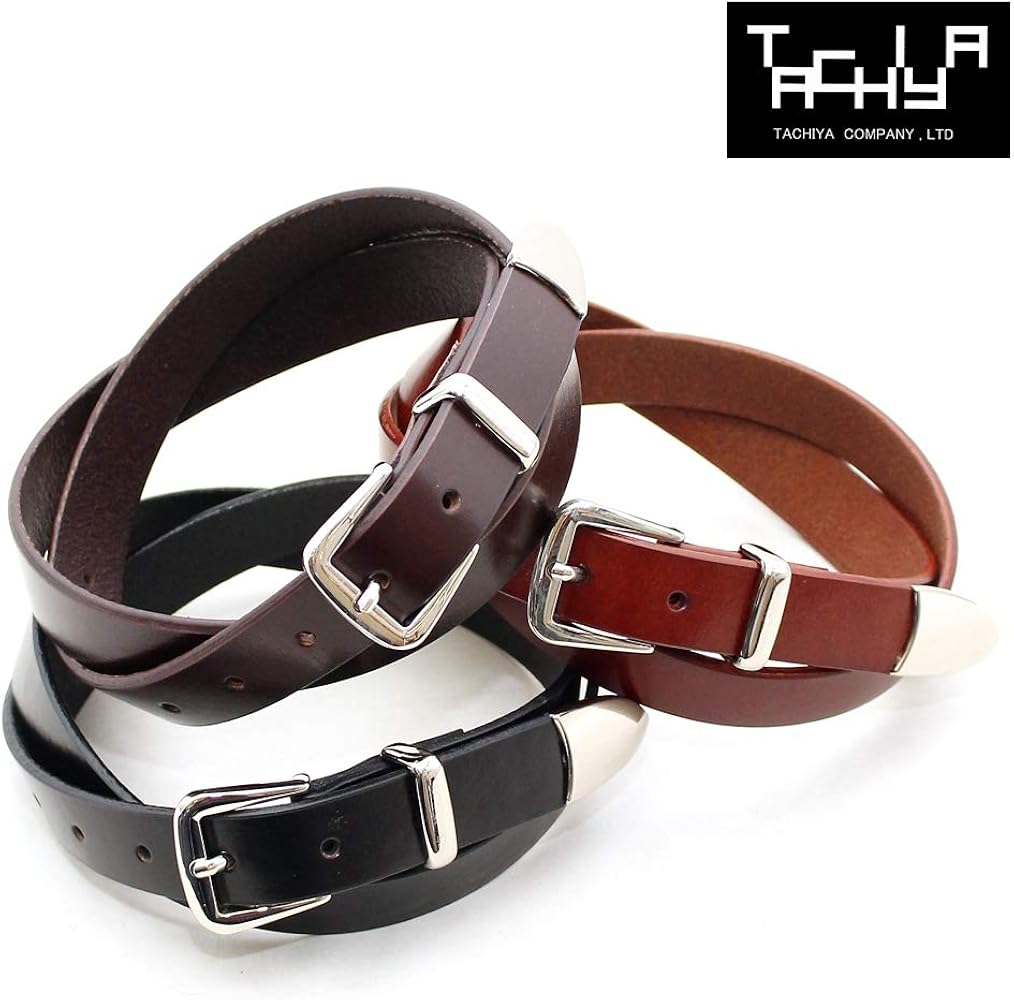 レザーベルト　ネイビー/銀色金具　100cm　（たくや） レザーベルト ネイビー/銀色金具 100cm （たくや） Amazon | [タチヤ