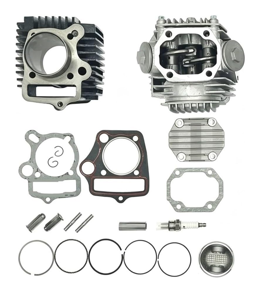 Kit cilindro da 50 mm e gruppo testata di ricambio for Pocket Bike C100 ECO100 Motore Moto Scooter Ciclomotore