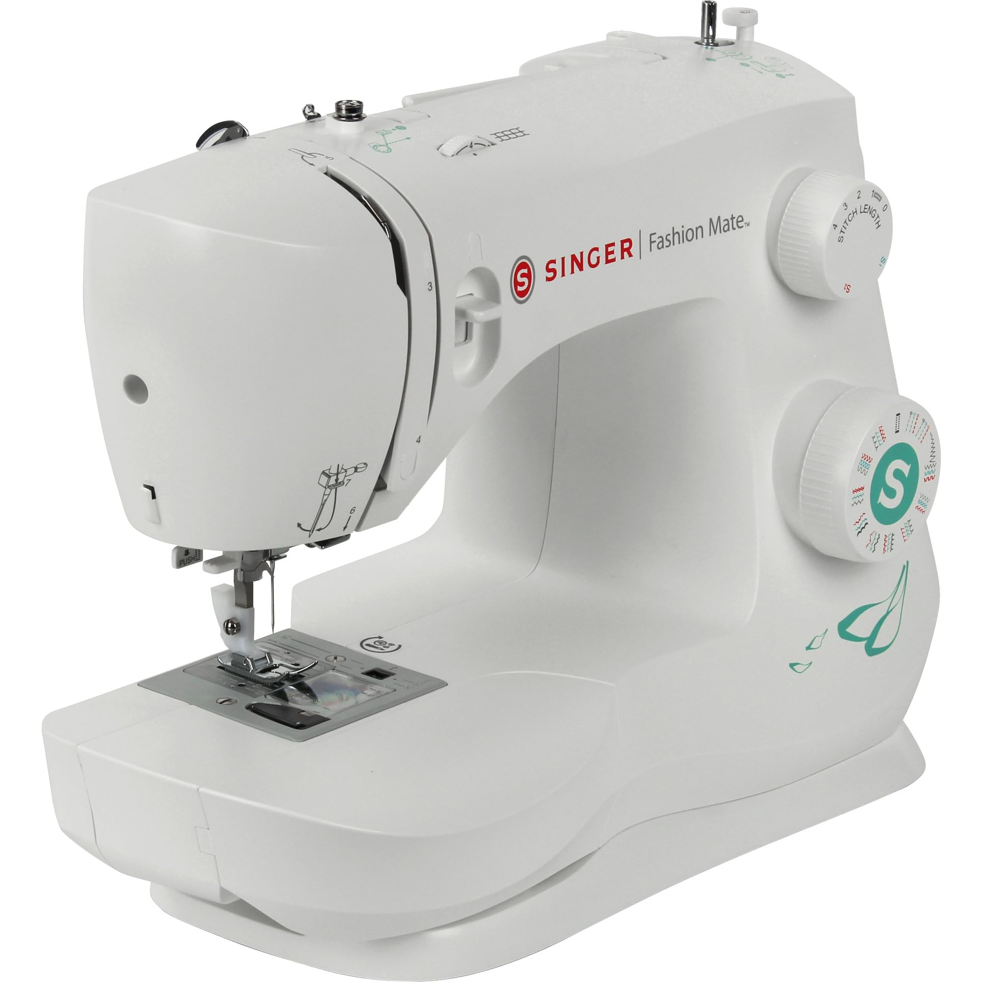 Singer Fashion Mate 3337 Sewing Machine, White