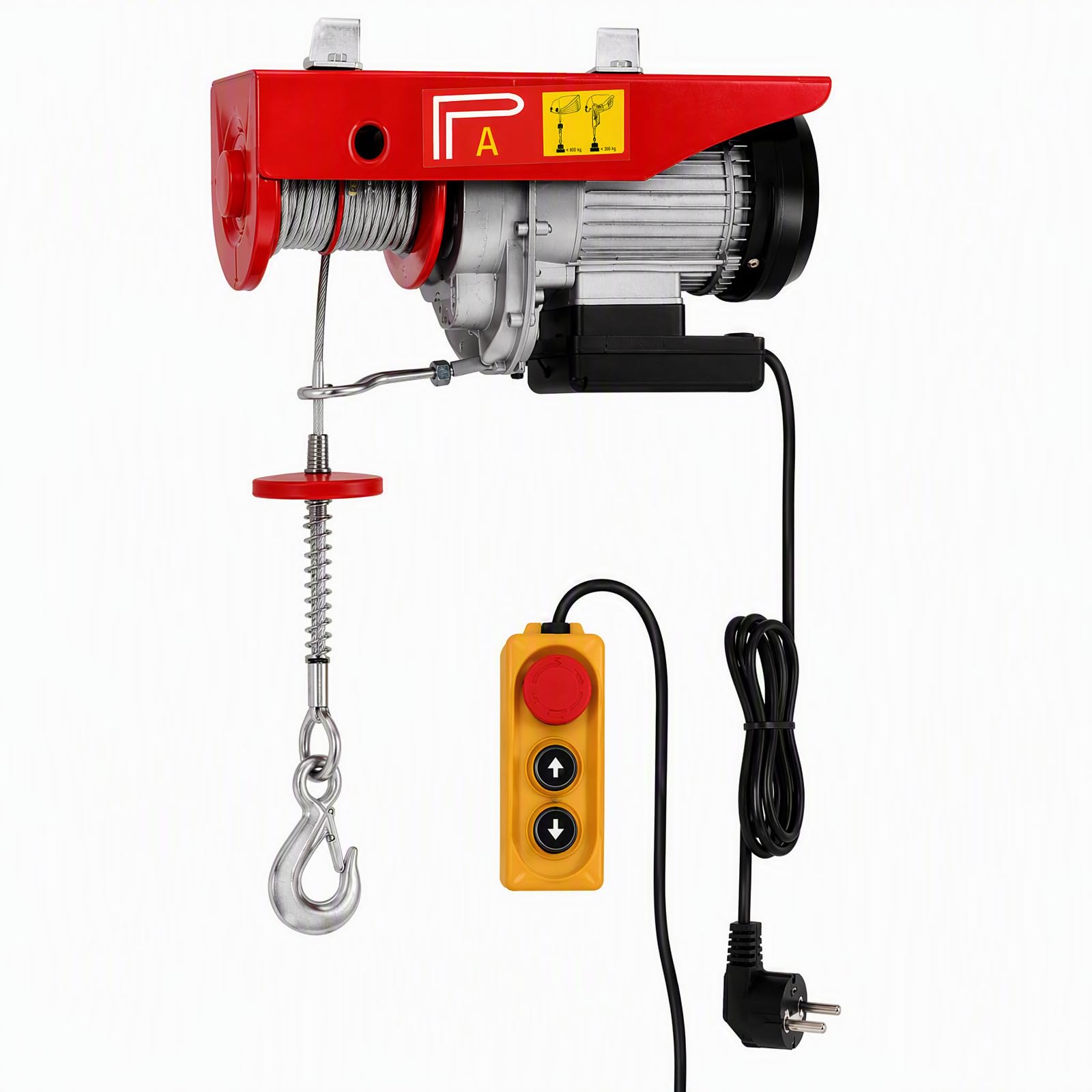 Aluminium Seilwinde Elektrisch Wetterfest 230V Schutzart IP40