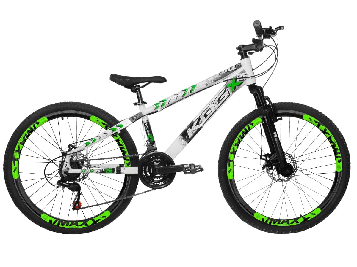 Bicicleta KOG Aro 26 Vmaxx Folha Dupla em Aluminio Freeride 21v
