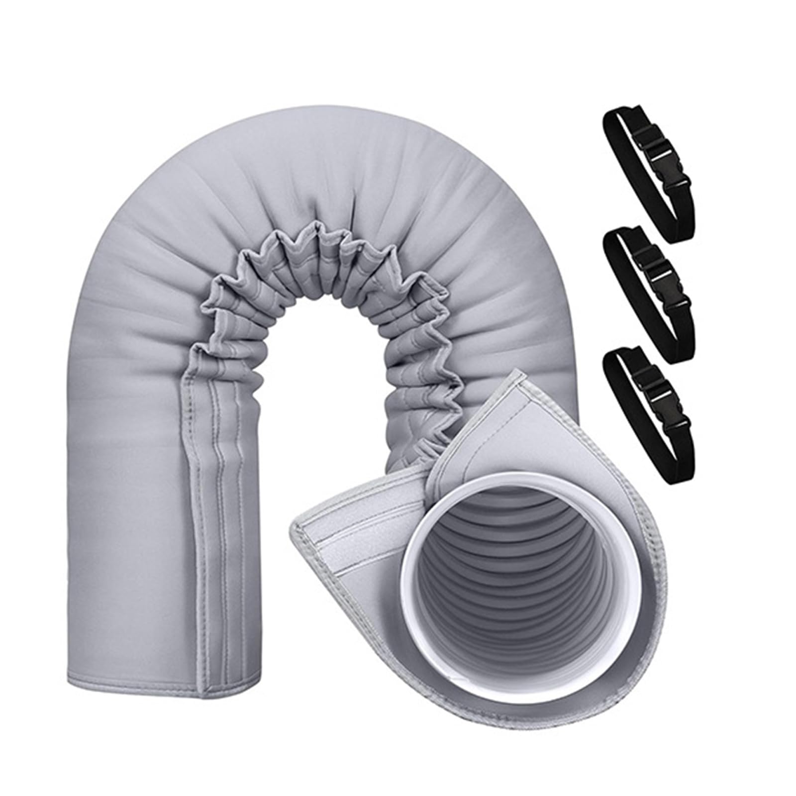 Msioytog Multicolor Ac Duct Insulation Cover 3-Layer Thermal Protector For 5In / 5.9In Hose, Enhances Cooling Efficiency Air Conditioners Hose Cover
