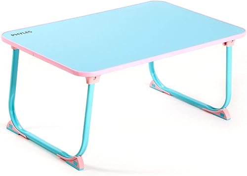 ローテーブル テーブル 折りたたみテーブルミニテーブル折り畳みテーブルパソコンデスク座卓 ベッドテーブル ちゃぶ台多機能耐荷重40kgモバイル便利な食品学習屋外釣りBBQ 60 * 38 * 26 cm（水色） product image