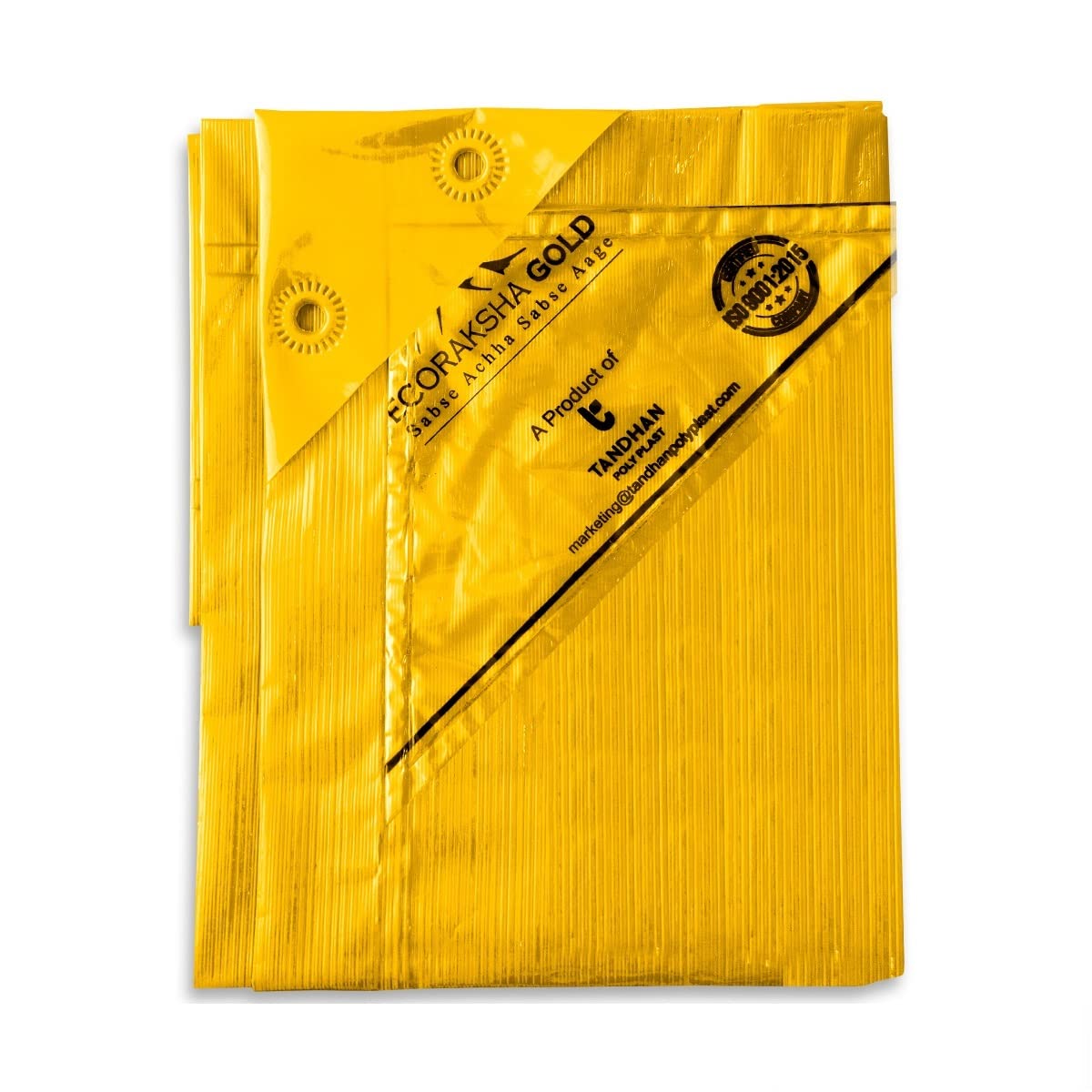 Ecoraksha Gold White 150 GSM 6x4 Ft | Heavy Duty Tadpatri | Tarpaulin Plastic Sheet Cover | UV Resistant Roofing, Agriculture, Camping & Outdoor Use — Amazon image 10