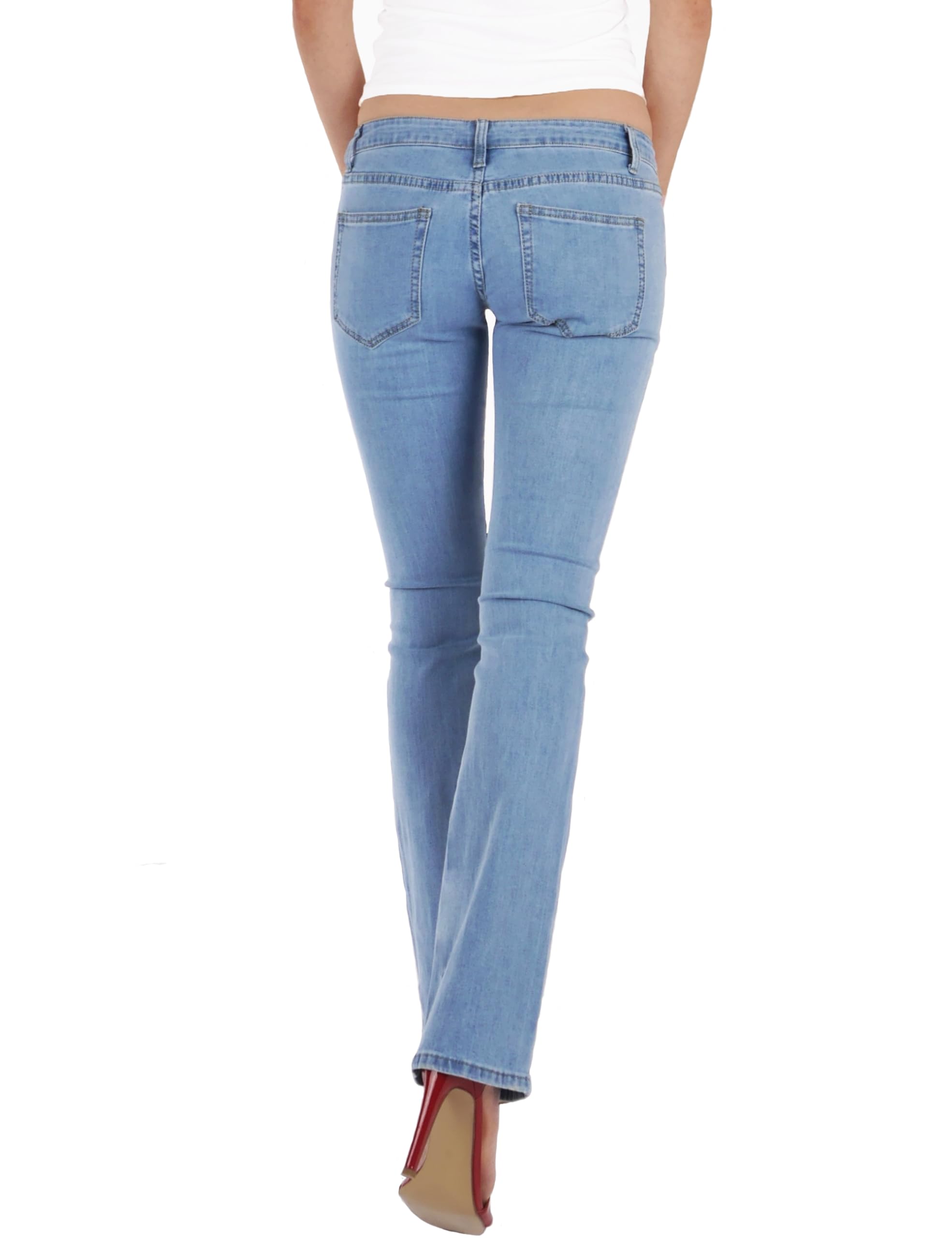 Fraternel Jeans Donna Bootcut Stretch Vita Bassa