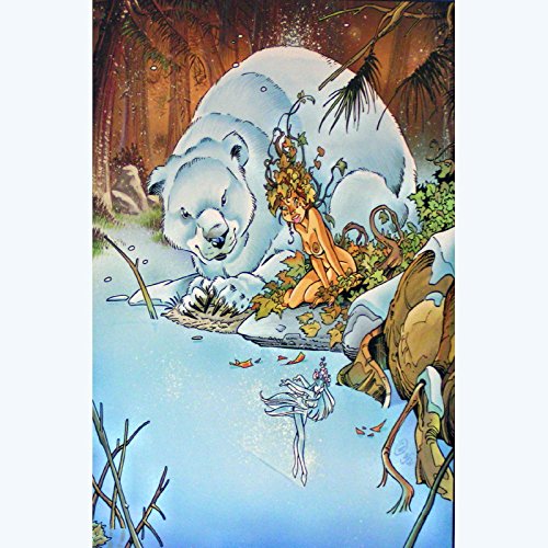 Affiche Ours 50x70 cm grand poster mural salon et chambre