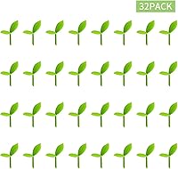 Vista 9 de YKING Sprout Little Green Bookmarks Silicone Grass Buds Creative Green Bookmarks, Gifts for Book Lovers Reading, Set of 8