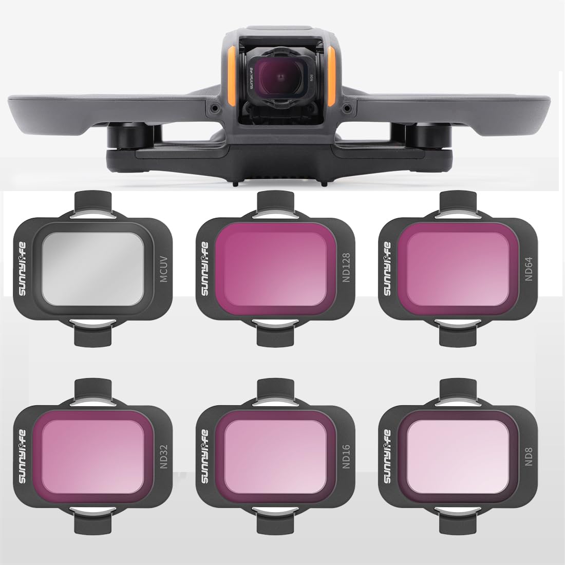 Filtres D'Objectif DJI Avata 2 - Kit UV MCUV ND8 ND16 ND32 ND64 ND128 HD Pour Drone Photographie Professionnelle