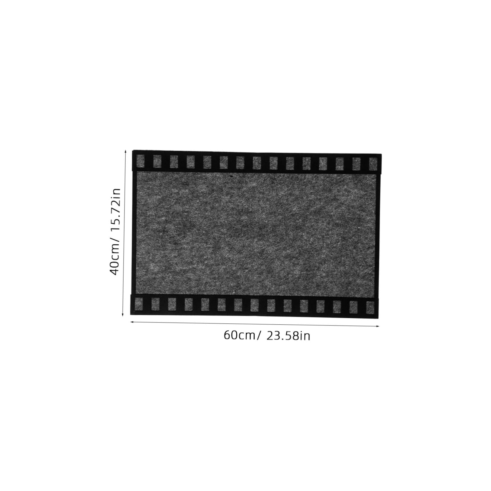 CIYODO Retro Filmstrip Felt Bulletin Board Multi-use Photo Frame Wall Decor 40x60cm Diy Massage Board Wall Protectors for Office