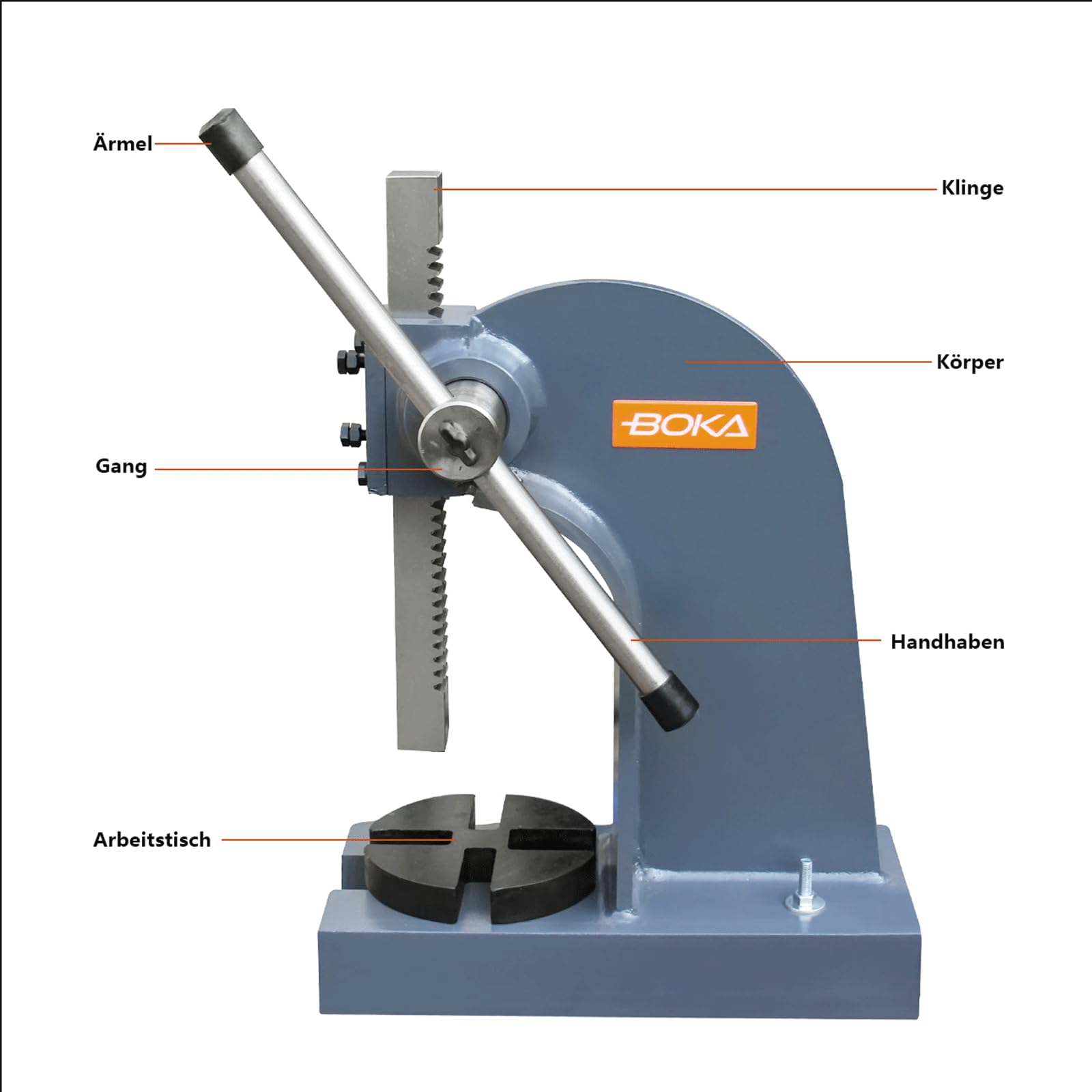 Spremiagrumi rotativi a cremagliera, piastra di base regolabile in 4 posizioni, 3 tonnellate in ghisa, altezza 280 mm, pressa ad alta potenza