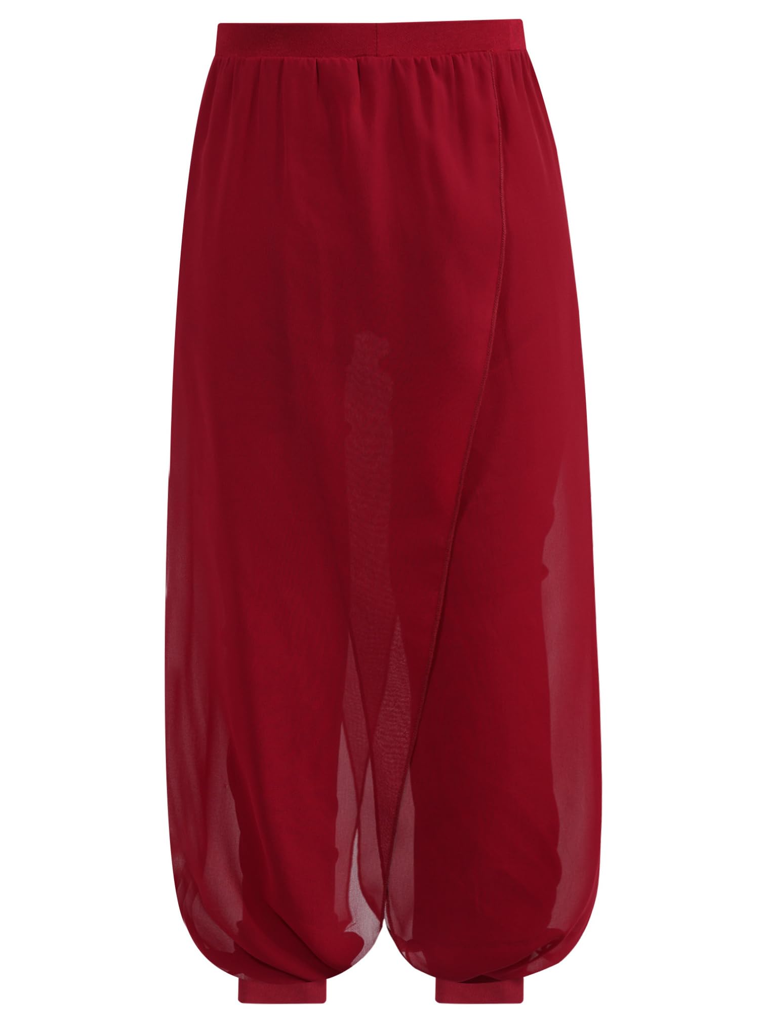 JEATHA Pantalones De Baile De Gasa para Niñas Pantalones Bombachos Harén Leggings De Ballet para Danza Moderna
