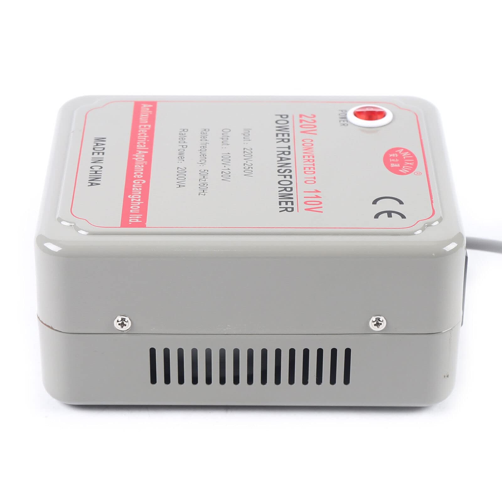 Potente convertidor de voltaje variable Transformador para convertir dispositivos eléctricos con un voltaje de 220 V-250 V en un voltaje de 100-120 V (1000 W) (2000 W)