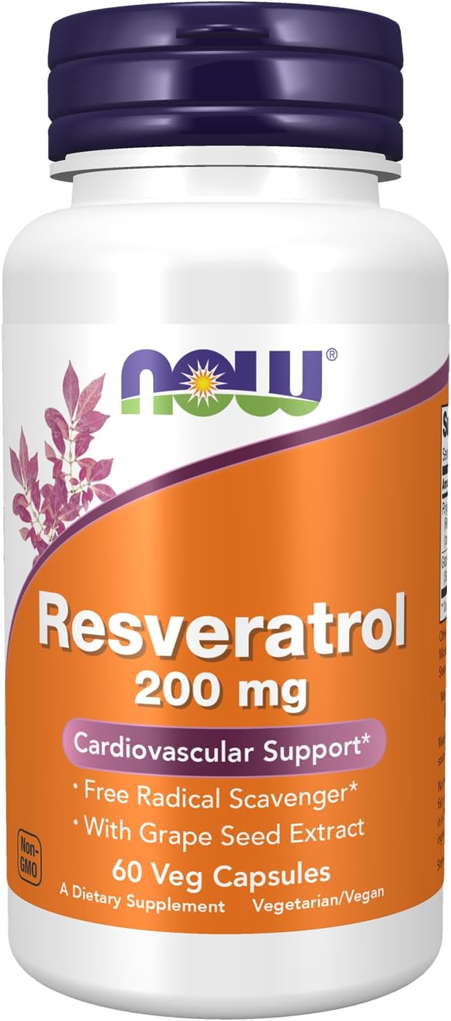 Natural Resveratrol, 200 mg, 60 Veggie Caps.