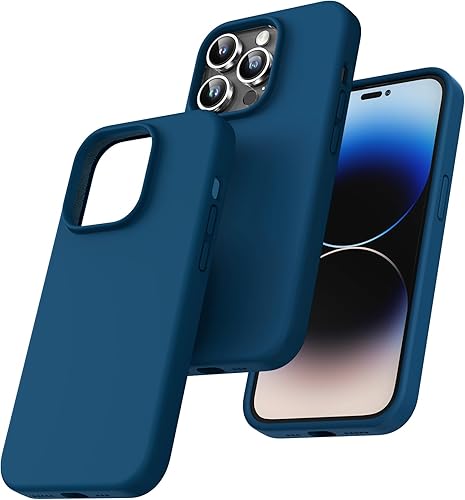 Vista 65 de TOCOL - Funda 5 en 1 para iPhone 11, con 2 protectores de pantalla + 2 protectores de lente de cámara, funda delgada de silicona líquida a prueba