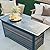 Sophia & William 56 Inch Gas Fire Pit Table Outdoor Rattan Propane Fire Table & Fireplace with Fire Glass, Lid, 50,000 BTU Firepits for Outside Patio