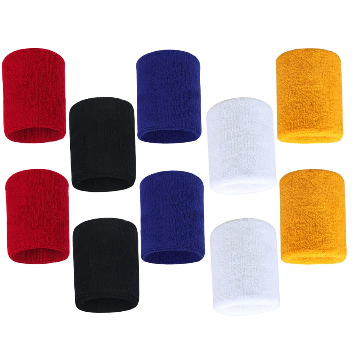 Healvian 20stücke Sport Wristbands Atmungsaktive Und Schweißabsorbierende Handgelenkschützer Ergonomische Unterstützung Für Fitness Basketball Badminton Und Radfahren