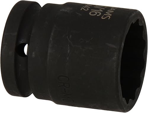 Miniatura 21 de Williams 38438 - Enchufe de impacto estándar de 3/4 pulgadas, 1-3/16 pulgadas, 12 puntos