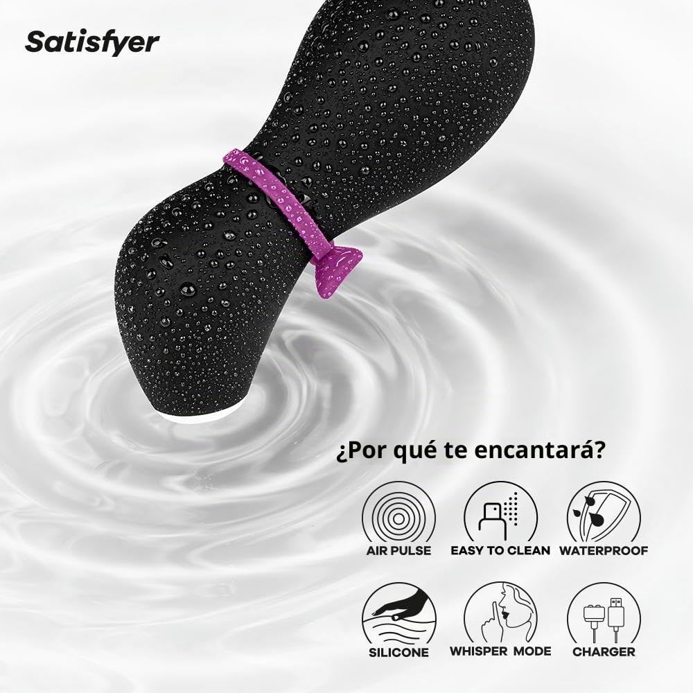 Satisfyer Pro Penguin Next Generation Vibrador de Ondas de Presión | Juguetes eroticos Clítoris con 11 Modos Vibración | Consolador | Juguetes sexuales para Mujeres | Impermeable (IPX7)