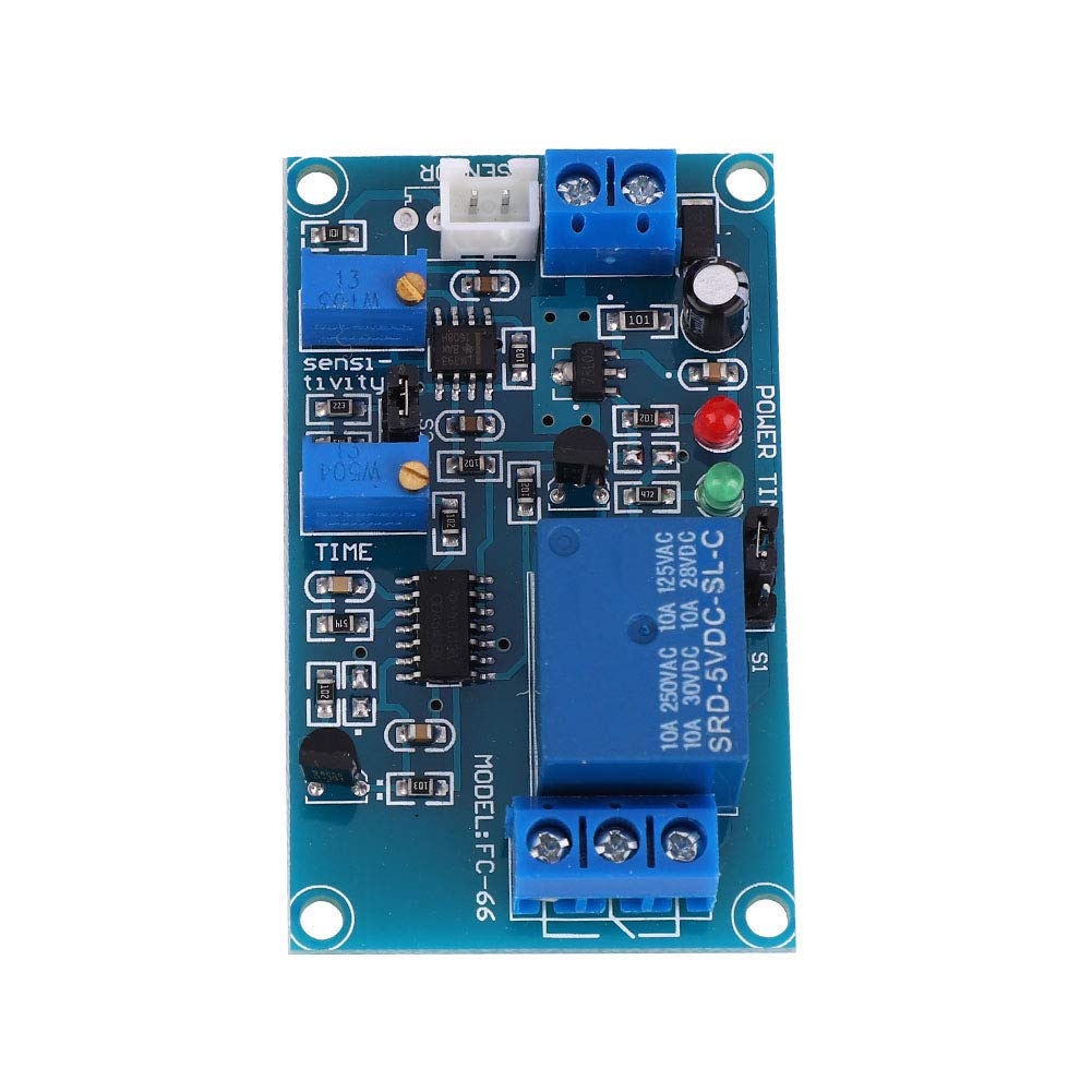 DC 5V 9V 12V 24V Sensore audio / Rardo di controllo della luce Spegnimento Modulo relè interruttore  13
