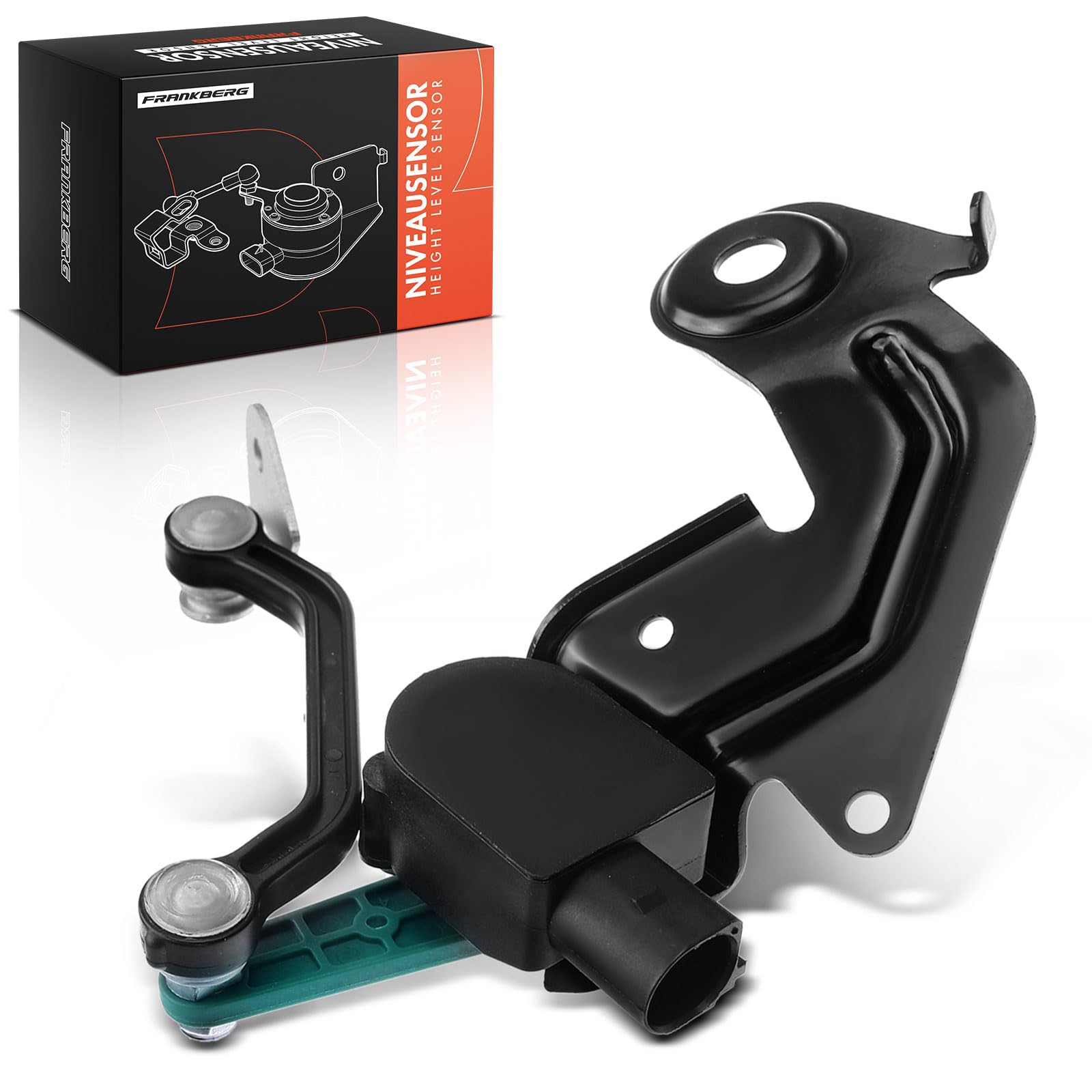 Frankberg Sensore di livello Sensore di altezza 4-Poli Compatibile con A6 Avant 4F5 A6 4F2 A6 Allroad 4FH Replace# 4F0616571J