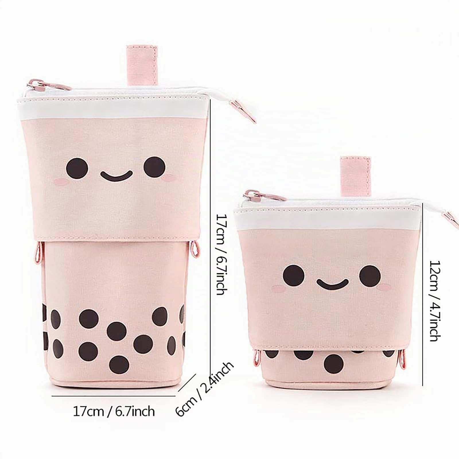 3er Federmäppchen Mäppchen Kinder, Pop Up Teleskopisch Mäppchen, 2-in-1 Stehbleistiftbeutel Tasche Schreibwarenbeutel Kosmetiktasche Organizer für Schülerin Teenager Mädchen Erwachsenen Büro