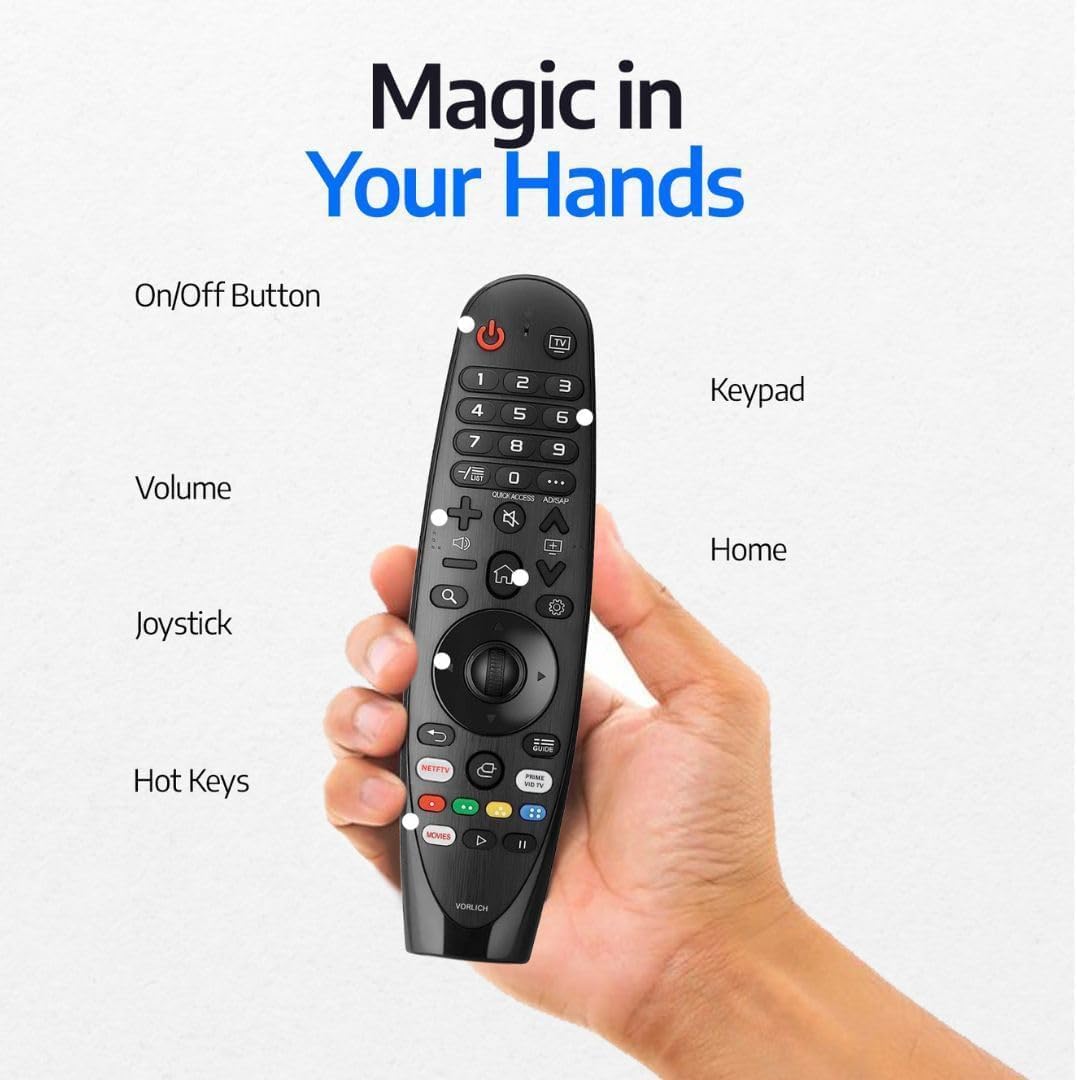 جهاز تحكم سحري للتلفزيون الذكي بتوافق شامل - متوافق مع جميع ال... - view 2