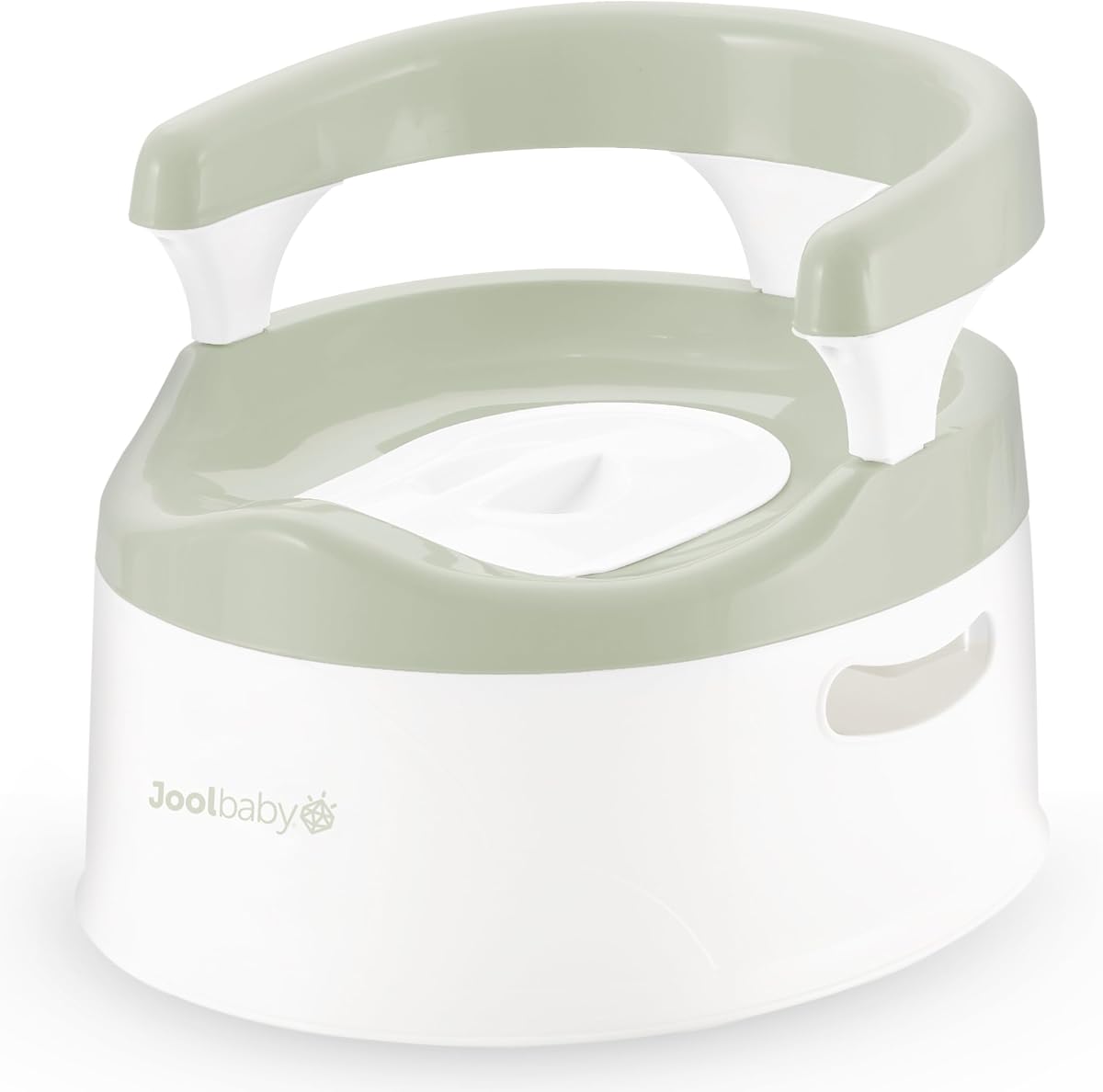 Jool Baby Potty Chair para el entrenamiento del baño para niños pequeños - Protector contra salpicaduras y soporte para la espalda (Salvia)