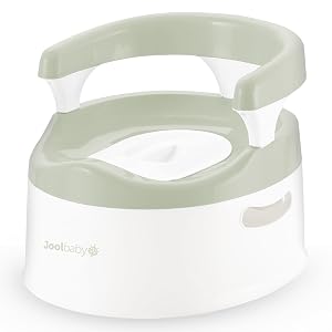 Jool Baby Potty Chair for Toddler Toilet Training - Splash Guard Back Support Sage