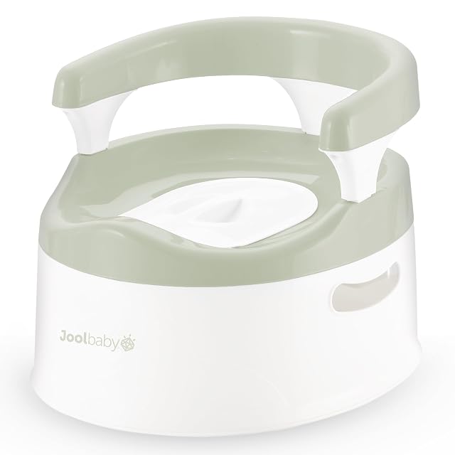 Jool Baby Potty Chair for Toddler Toilet Training - Splash Guard Back Support Sage