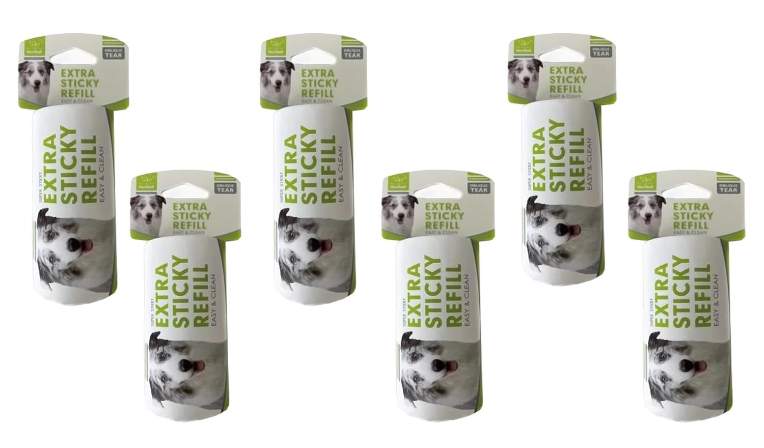 Nunbell Extra Sticky Lint Roller Refill Set for Dog,Cat and Small Animals— 12m, 60-Sheet Rolls — Removes Pet Hair, Fluff and Dust from Clothes, Upholstery and Carpet (PACK of 6) (B0D8W9JWND) Amazon Price History, Amazon Price Tracker
