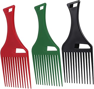 Beavorty 9 Peças Pente De Cabeça De Óleo Salão De Beleza Escolha Pente Peruca Trança Escolha Afro Escolha Pente Elevador Ferramentas De Trança Perucas Naturais Pente De Plástico Pente De