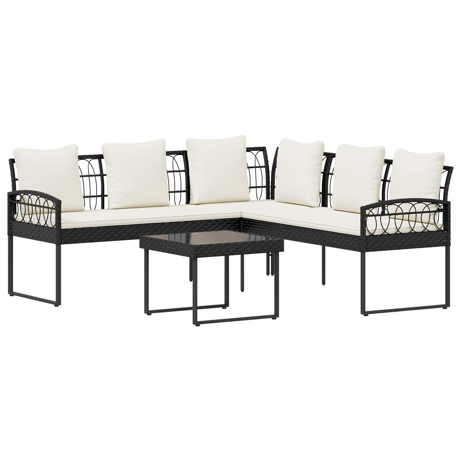 Ensemble de canapé de jardin vidaXL pour aménager un coin détente terrasse