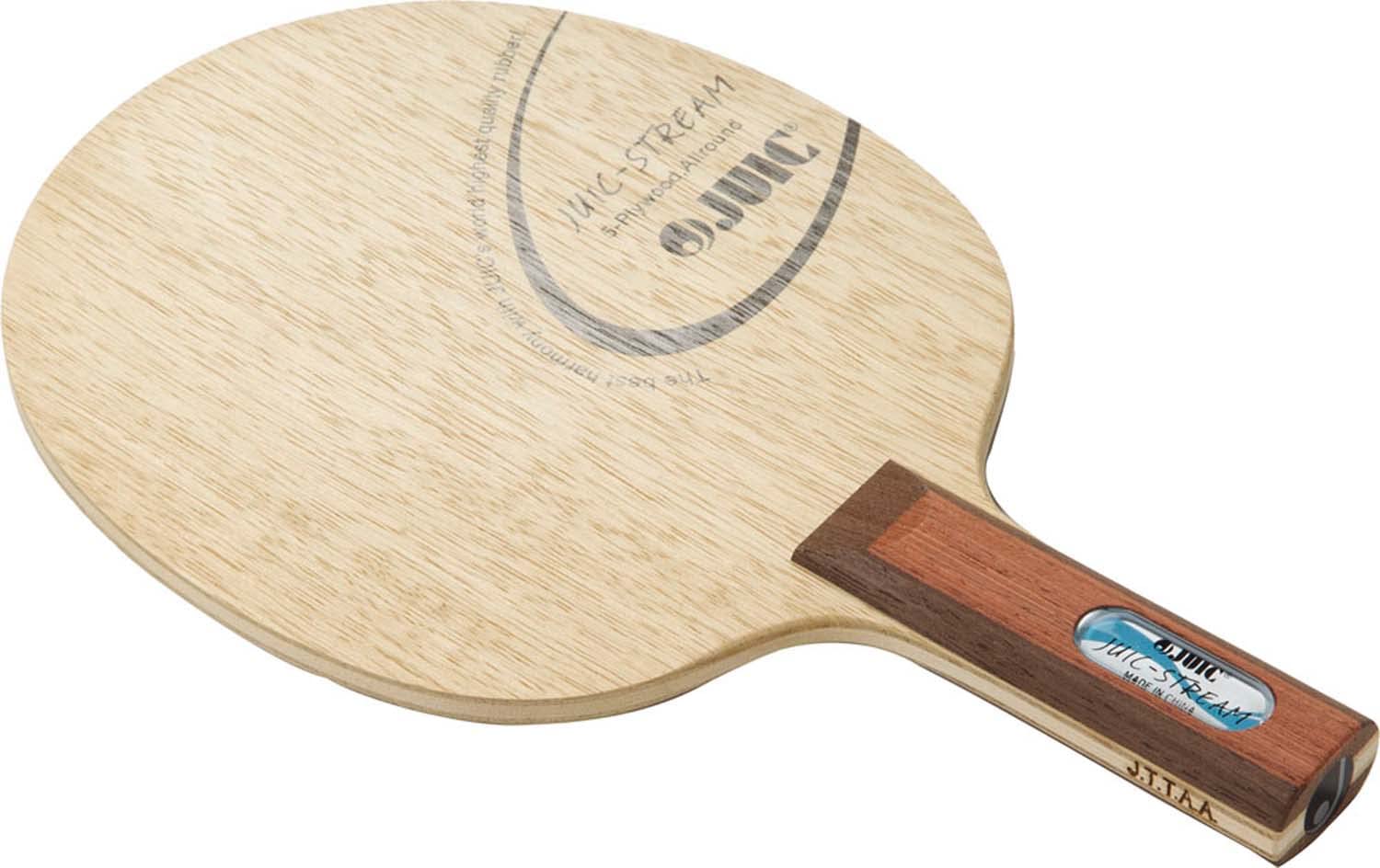JUIC 2357A Table Tennis Racket, JUIC-Stream Attack Shake Hand Racket, Grip ST 6.3 x 5.8 x 0.2 inches (159 x 148 x 6.3 mm)