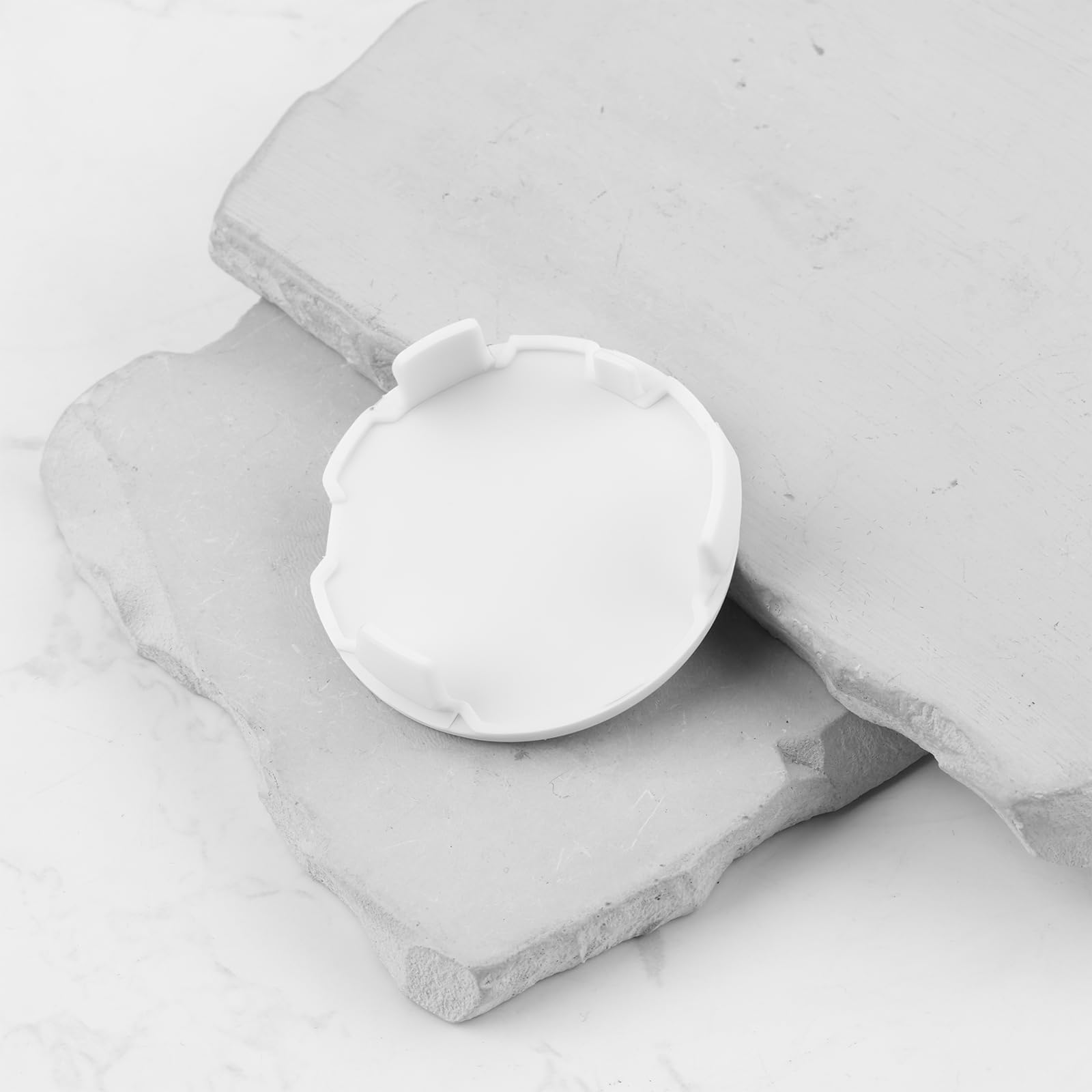 Tappo di copertura paraurti posteriore gancio traino Smart Fortwo 453 2016-18 bianco