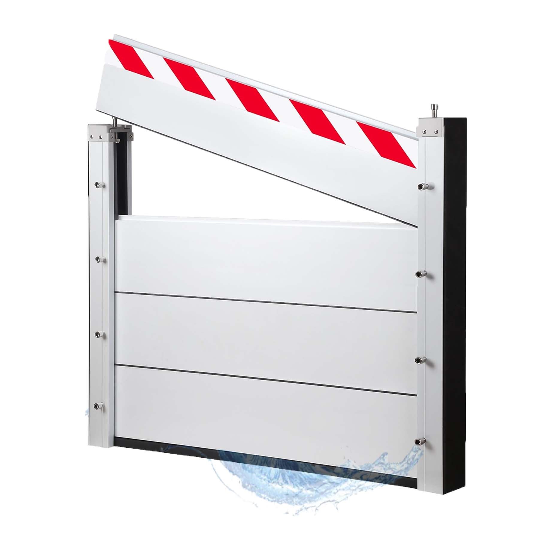 Barrière anti-inondation amovible plaque retenue eau pluie 190x60