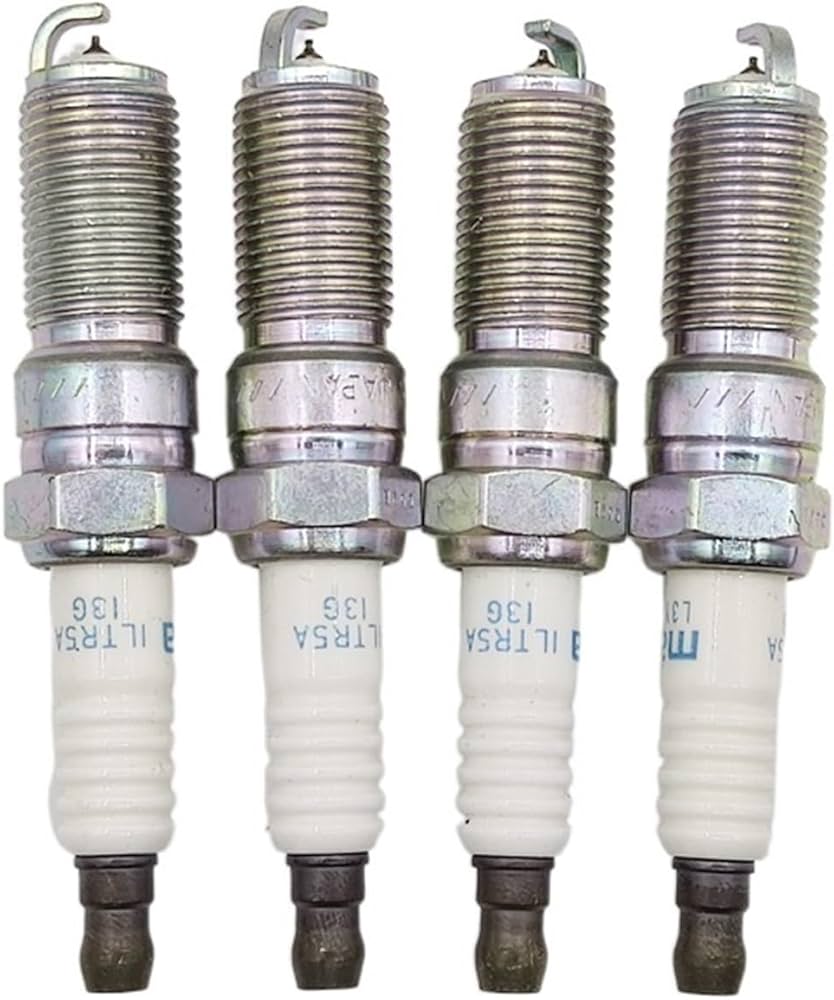 Amazon.com: spark plugs 4pcs L3Y2-18-110 ILTR5A13G Iridium Spark