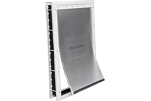 PetSafe NEVER RUST Large Dog Door For Exterior Wall, For Pets Up To 220 lb