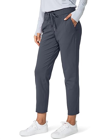 G Gradual Women’s 7/8 Stretch Sweatpants with Deep Pockets