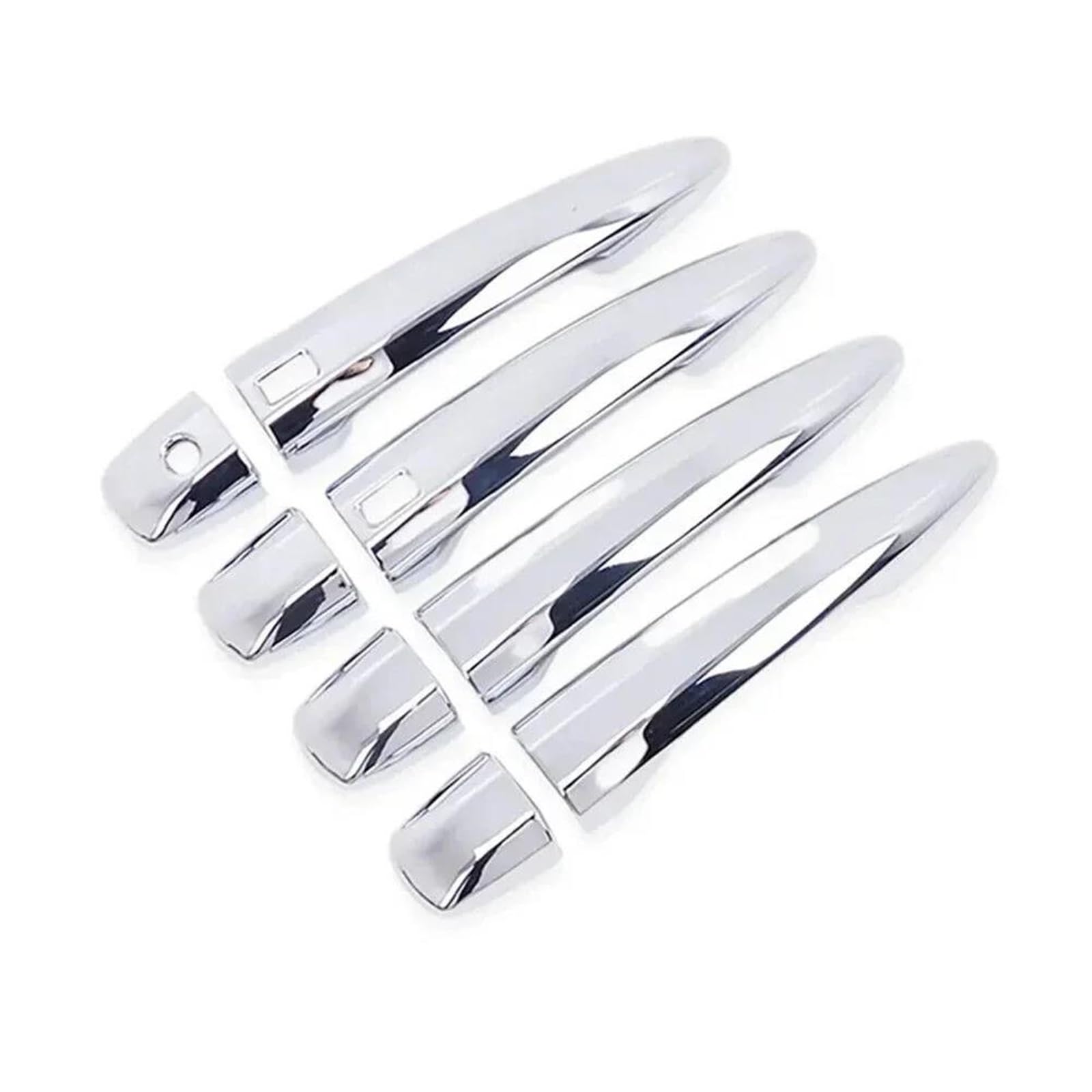 Yytemd Smart Silver Car Exterior Door Handle Cover Moulding Trim Protective Accessorie For Nissan For Qashqai 2021-2023 Chrome(Smart Silver)