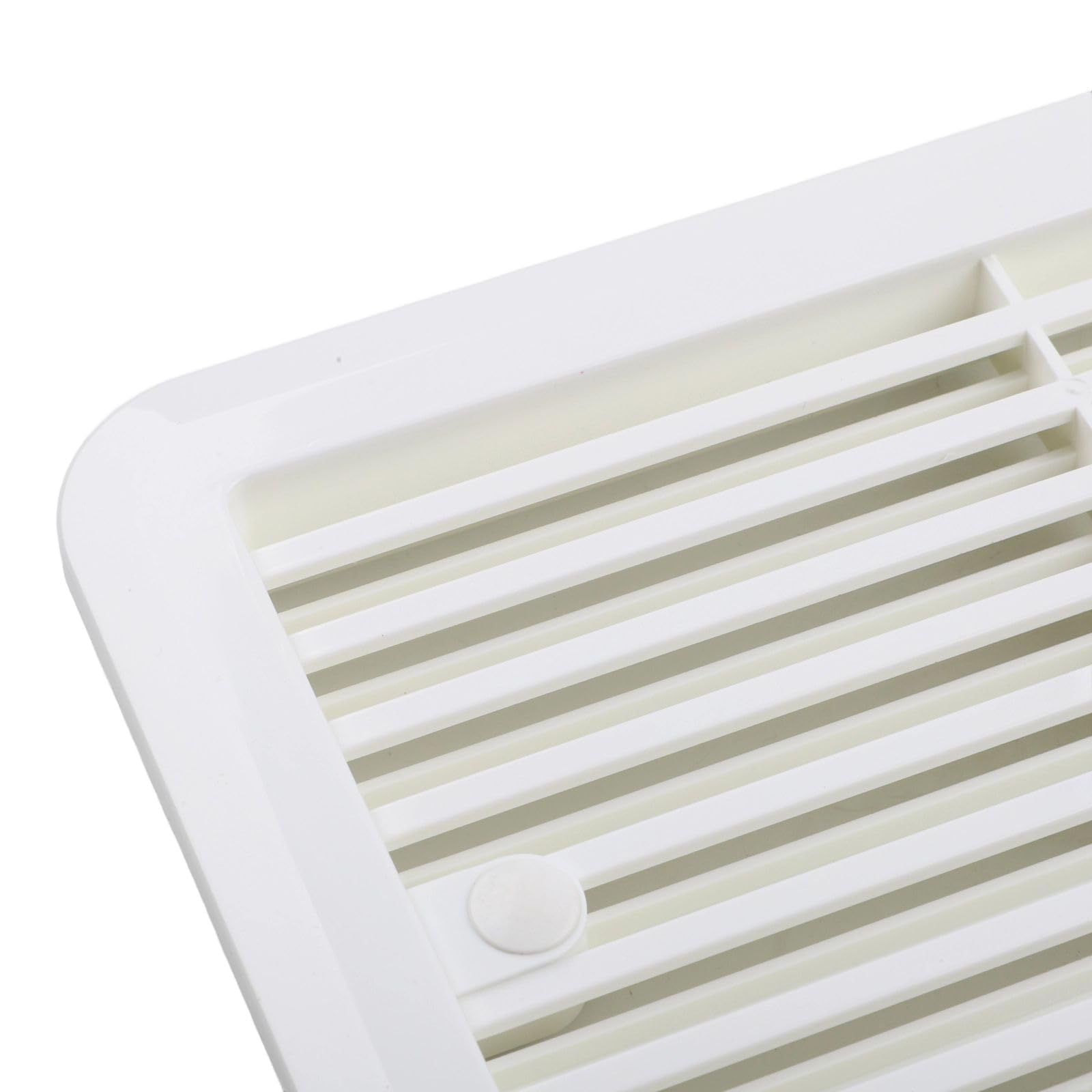 Griglia di Ventilazione per Frigorifero Thetford 483 x 186 mm ABS Copertura Ventola Raffreddamento Camper Bianco