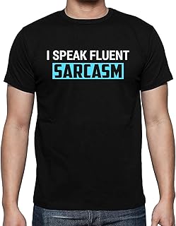 I Speak Fluent Sarcasm Adult Humor Funny Sarcastic Gift Tee Premium Men's T-Shirt