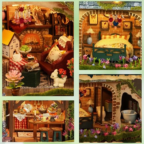 ISSEVE Miniature House Kit, Forest Adventure Tiny House Building Kit by ISSEVE - Used condition - Image 3