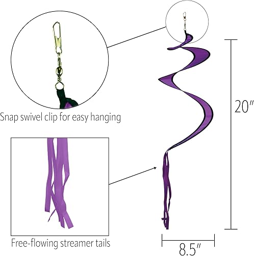 Miniatura 2 de In the Breeze Cola Twister Purple de 29 pulgadas, 5079