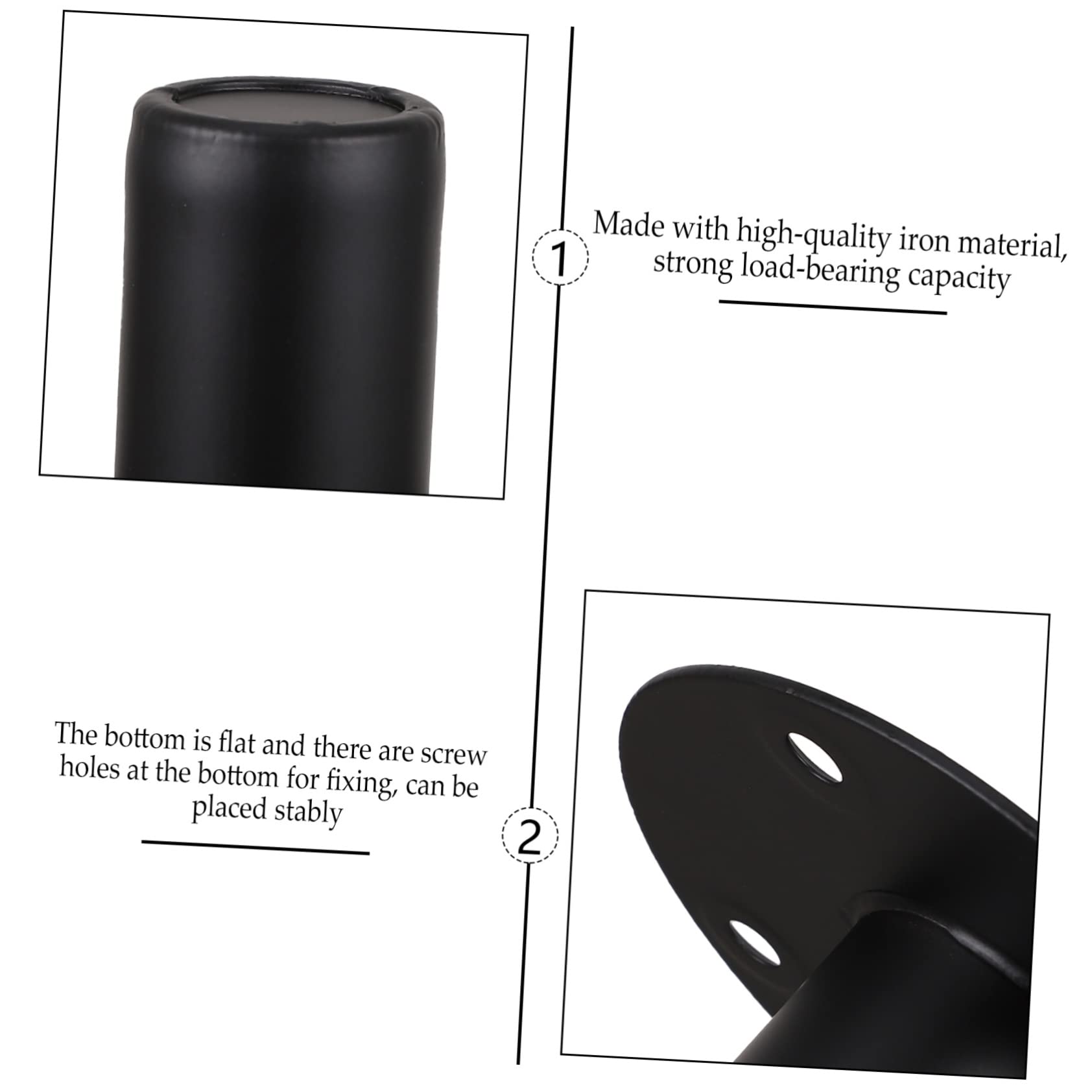 BESTonZON Speaker Mount Bracket Metal Speaker Stand Replacement Base for Party Stage