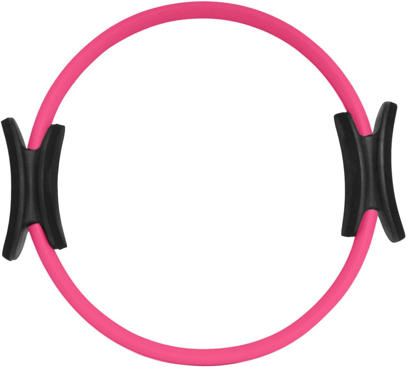 ProSource Pilates Resistance Power Dual Gripped Fitness Ring, Black, 14-Inch : Pilates Fitness Circles : Sports & Outdoors