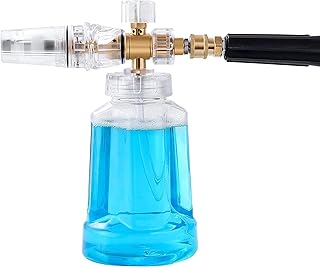 canhão de espuma,Canhão de Espuma de Liberação Max Big Mouth | Acessórios limpos para casa, carro, motocicleta, conector rápido e garrafa de 1L, recipiente de pulverizador transparente Littryee