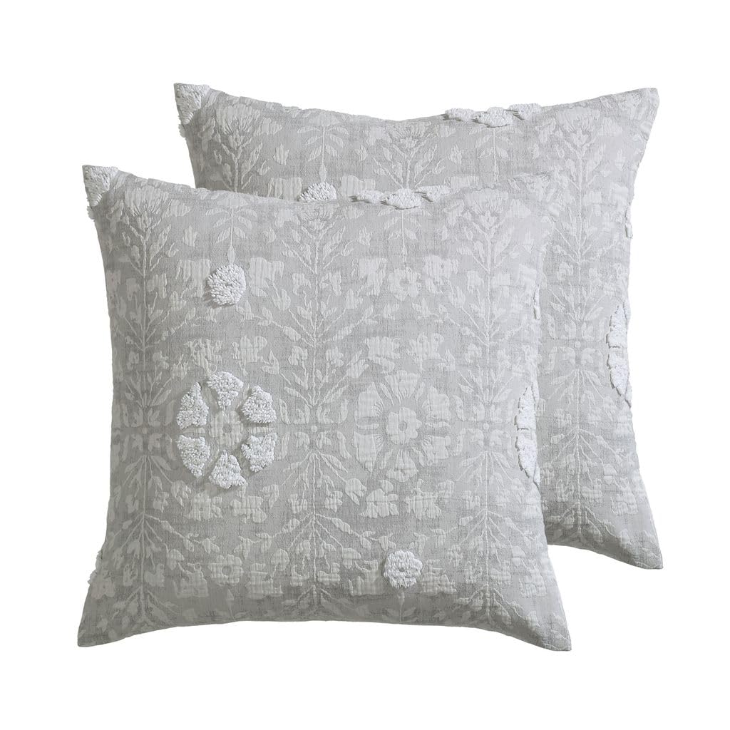 Riverbrook Home Tacey Euro Sham Grey