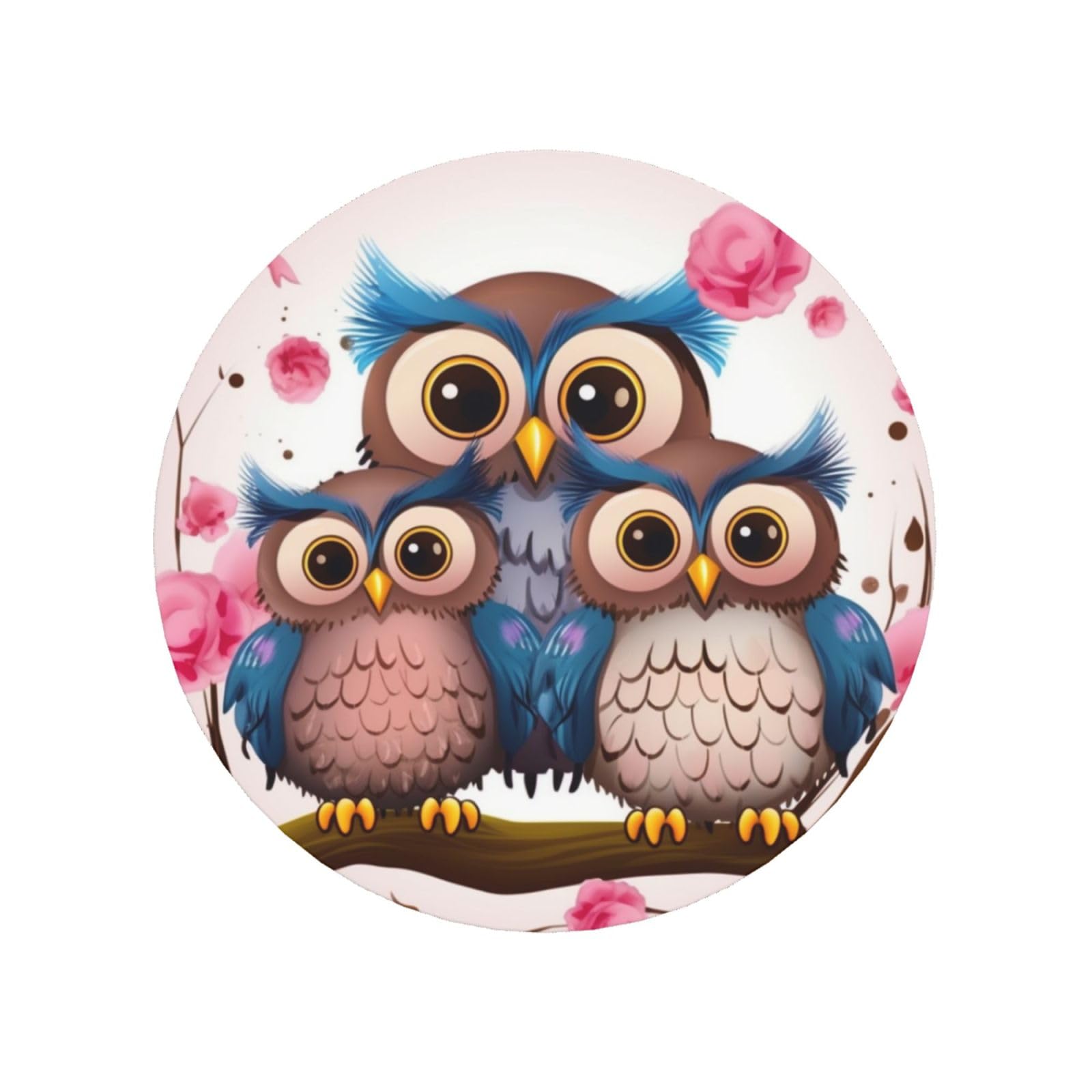 Cute Owls Fridge Magnets Cute Strong Refrigerator Magnets Fun Magnet for Locker Office Whiteboard Decor, Door Magnets Decorative Magnetic Stickers for Home Decor