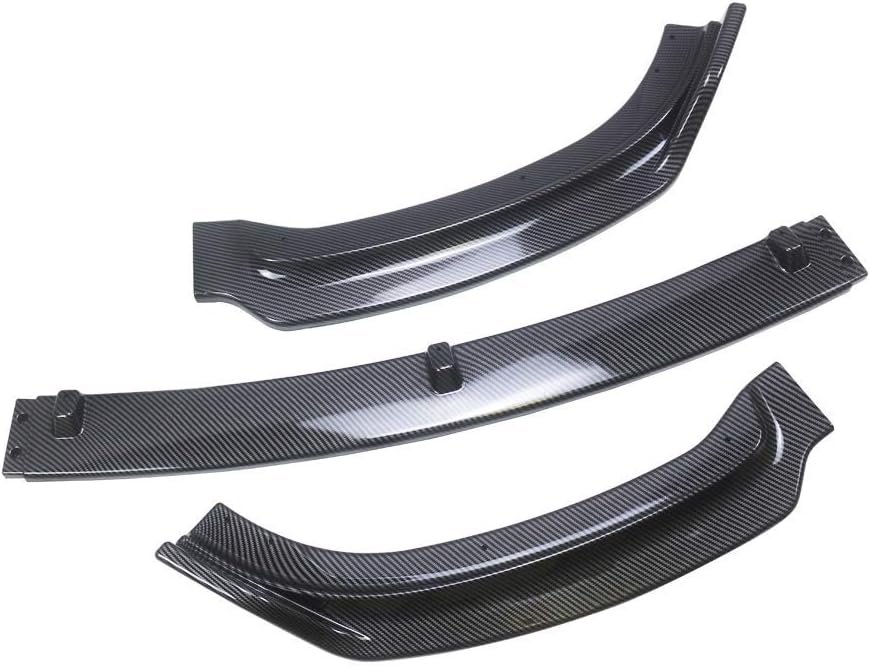 YOUNGERCAR Front Bumper Lip for 2013-2018 BMW 3 Series F30 F35 Base Bumper Front Lip ABS Carbon Fiber Coating Spoiler Splitter Base 320i 325i 328i 335i 340i